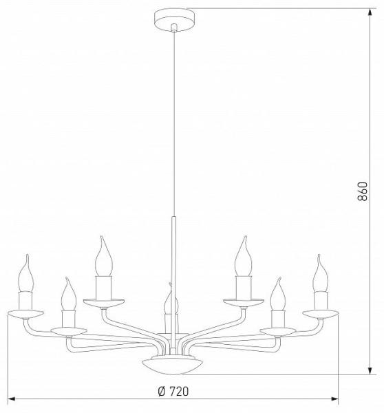 Подвесная люстра TK Lighting Limal 4613 Limal
