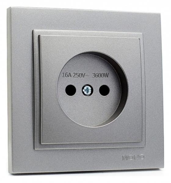 Розетка без заземления Mono Electric Despina 102-242422-116