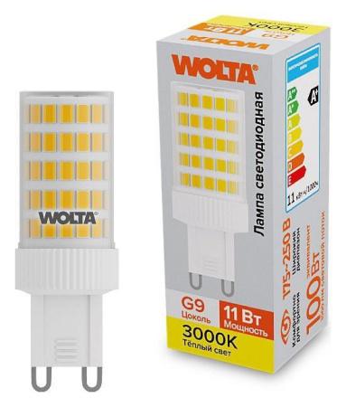 Лампа светодиодная Wolta  G9 11Вт 3000K WSTD-JCD-11W3KG9-C