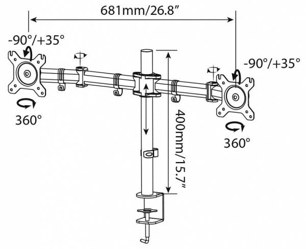 Кронштейн для монитора CS-VM-D29-AL
