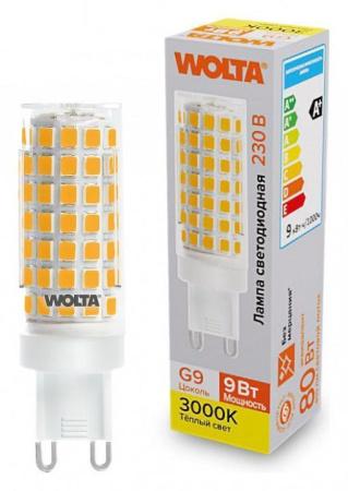 Лампа светодиодная Wolta  G9 9Вт 3000K WSTD-JCD-9W3KG9-C