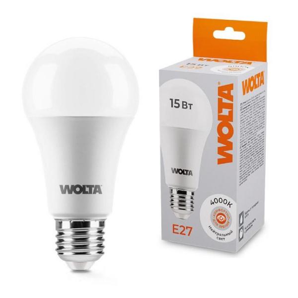 Лампа светодиодная Wolta  E27 15Вт 4000K 25S60BL15E27