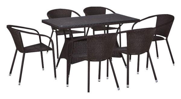 Набор уличный T198D/Y137C-W53 Brown 6Pcs