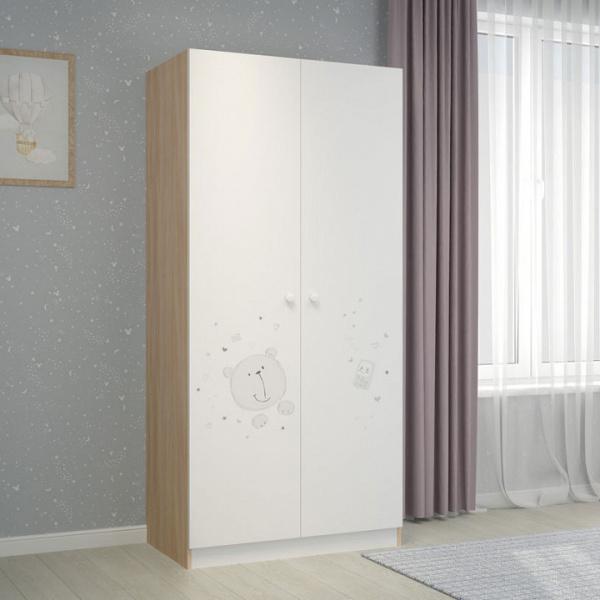 Шкаф платяной Polini kids French 1230 Teddy