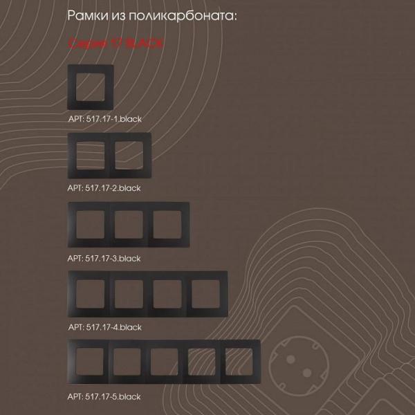 Розетка USB, без рамки Arte Milano am-217 217.46-1.black