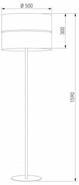 Торшер TK Lighting Linobianco 5241 Linobianco