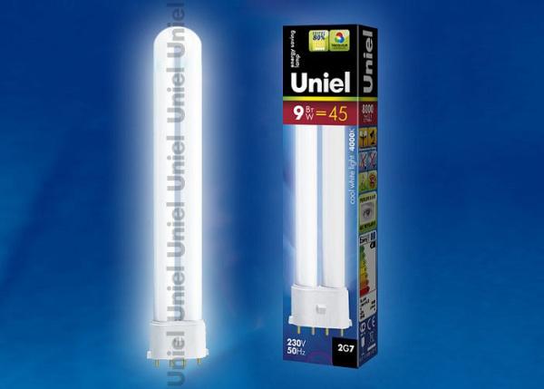 Лампа компактная люминесцентная Uniel ESL-PL 2G7 9Вт 4000K 06000