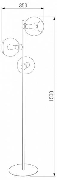 Торшер TK Lighting Cubus 5239 Cubus Graphite