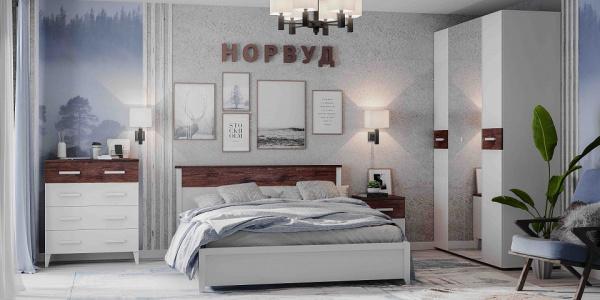 Шкаф платяной Норвуд 555